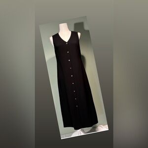 Elegant Black Sleeveless Dress